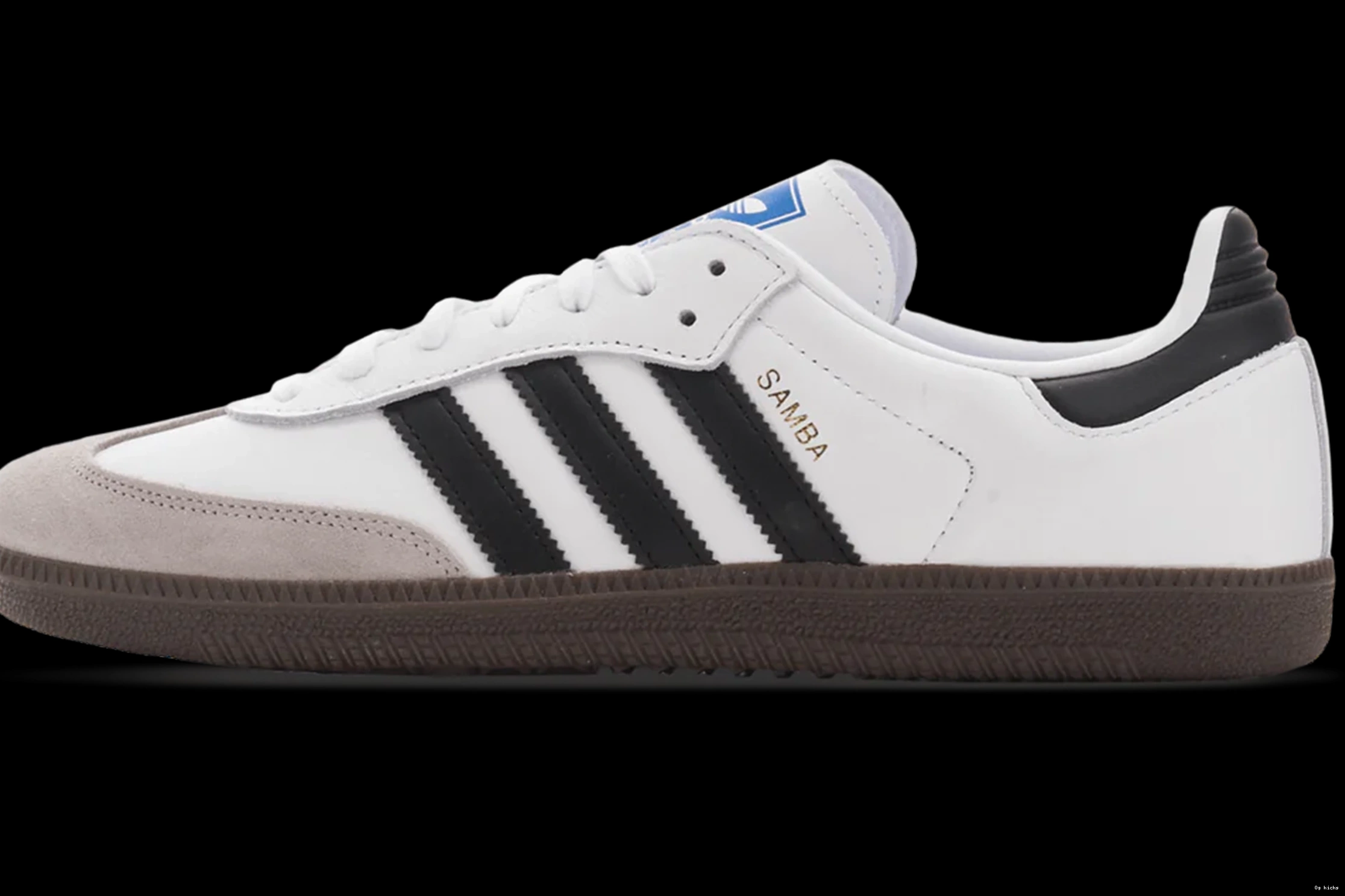 Black Samba Gum' adidas OG 'White 0708